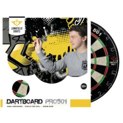 Longfield Pro 501 Wedstrijd Dartbord 6 Longfield Pro 501 Wedstrijd Dartbord -SportPlezier Verkoop 1023976 002