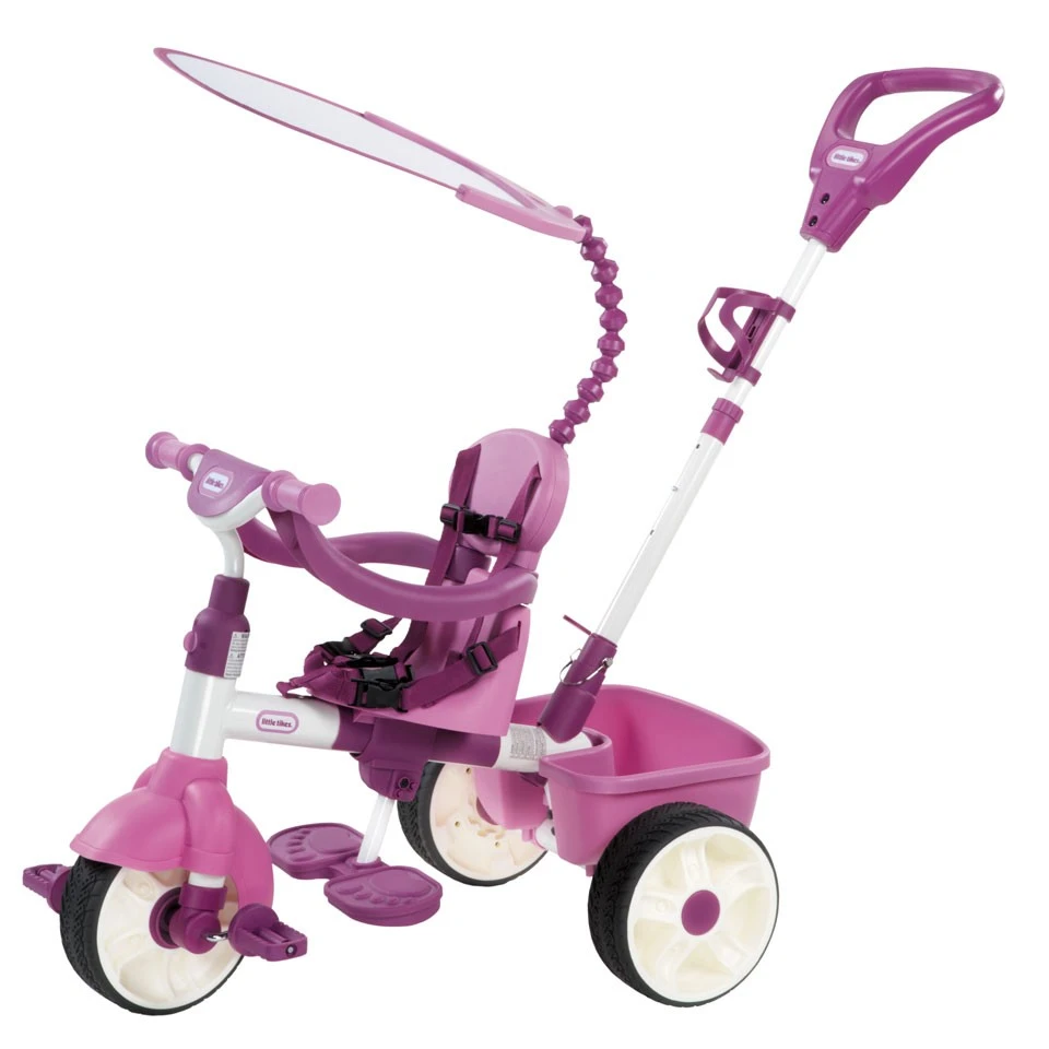 Little Tikes 4-in-1 Basic Driewieler Roze 3 Little Tikes 4-in-1 Basic Driewieler Roze