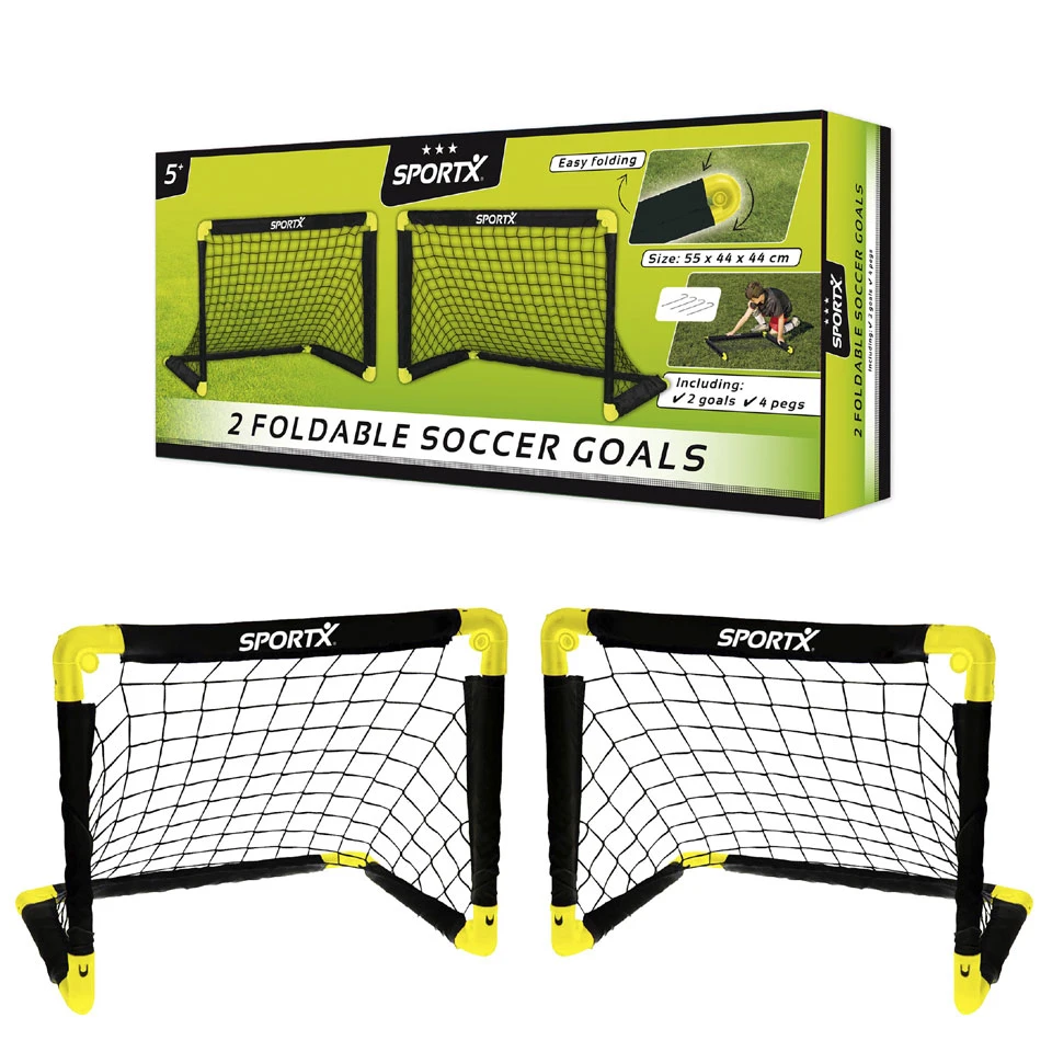 SportX Voetbaldoel - 2 Stuks - 55 X 44 X 44 Cm 3 SportX Voetbaldoel - 2 Stuks - 55 X 44 X 44 Cm