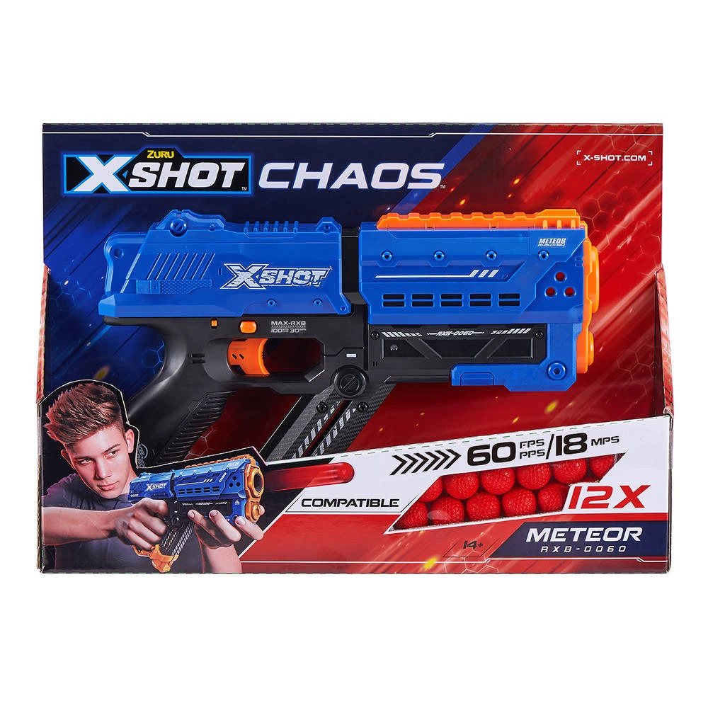 Zuru X-Shot Chaos Ball Blaster - 12 Balletjes 4 Zuru X-Shot Chaos Ball Blaster - 12 Balletjes - Afbeelding 2