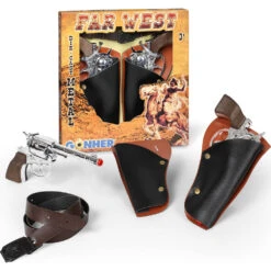 No Brand Far West Holsterset 100 Schots Revolvers