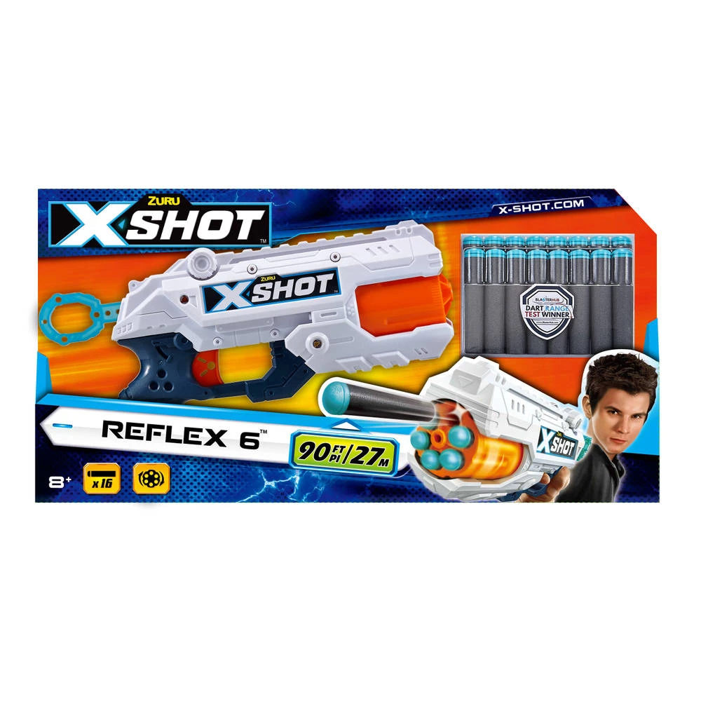 Zuru X-Shot Excel Reflex 6 Blaster 4 Zuru X-Shot Excel Reflex 6 Blaster - Afbeelding 2