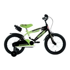 Volare Sportivo Kinderfiets - 16 Inch - Neon Groen/zwart