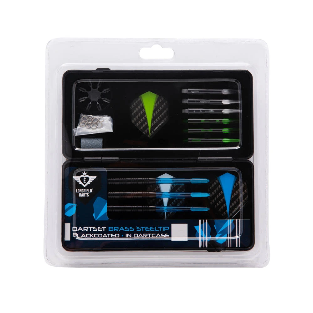 Longfield Games Steel Darts Set - Zwart 5 Longfield Games Steel Darts Set - Zwart - Afbeelding 3