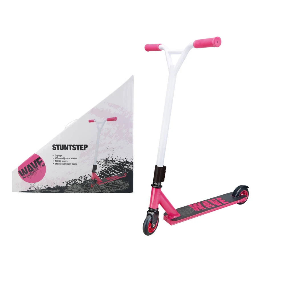 No Brand Stunt Scooter - Roze 4 No Brand Stunt Scooter - Roze - Afbeelding 2