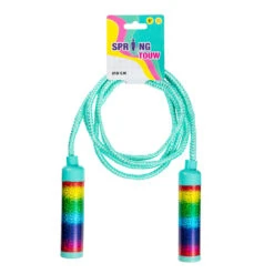 No Brand Springtouw Regenboog - 210 Cm