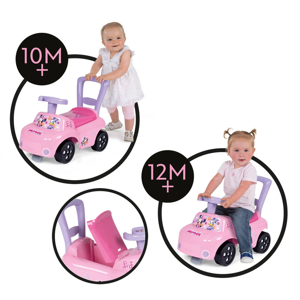 SIMBA Disney Minnie Mouse Ride-on Loopauto - Roze 7 SIMBA Disney Minnie Mouse Ride-on Loopauto - Roze - Afbeelding 5