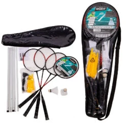 SportX Badmintonset Met Net
