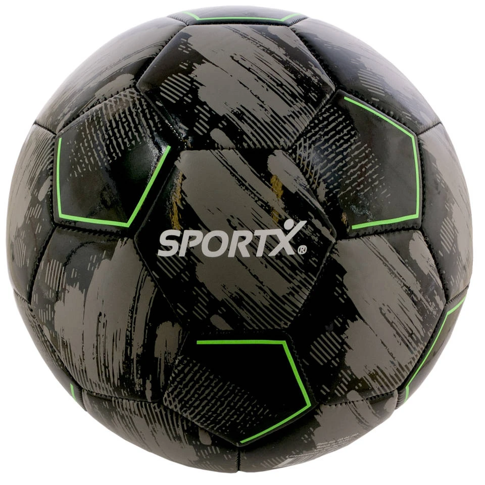 SportX Voetbal - Grijs/zwart 4 SportX Voetbal - Grijs/zwart - Afbeelding 2