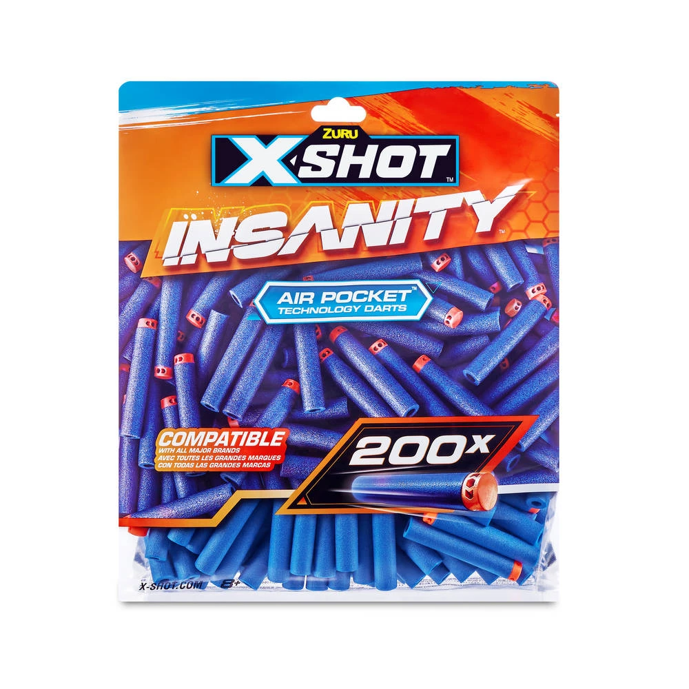 X-Shot Insanity Darts - 200 Stuks 5 X-Shot Insanity Darts - 200 Stuks - Afbeelding 3