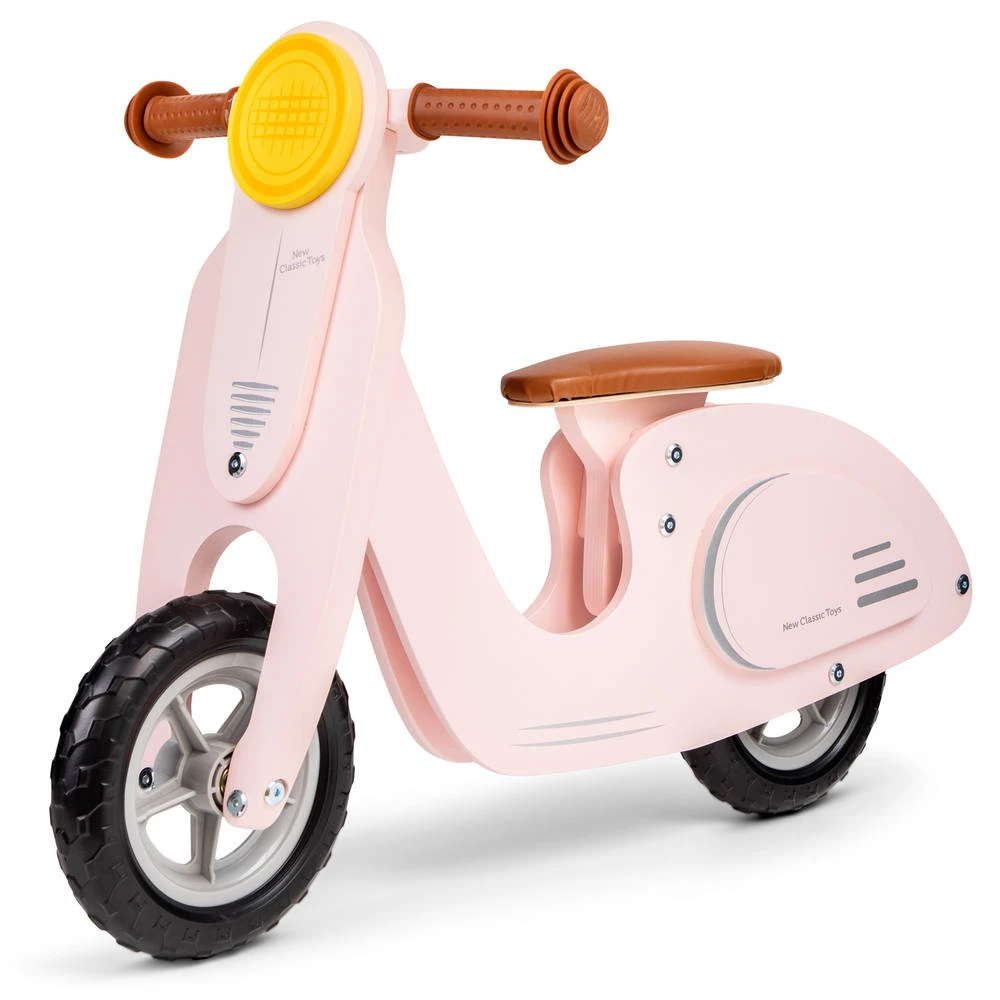 No Brand New Classic Toys Houten Loopscooter - Roze 3 No Brand New Classic Toys Houten Loopscooter - Roze